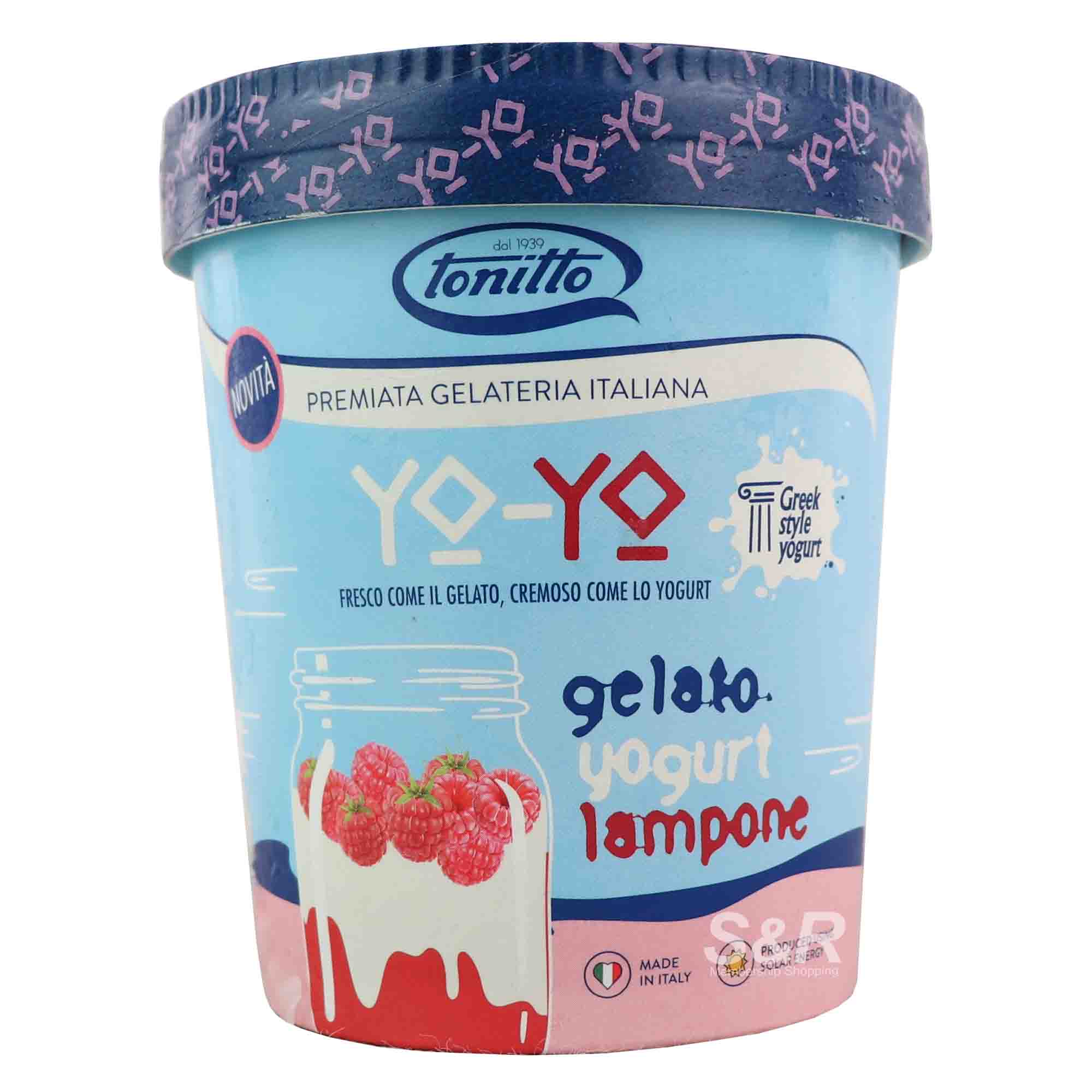 Tonitto Yo-Yo Raspberry Greek Style Yogurt Ice Cream 500mL